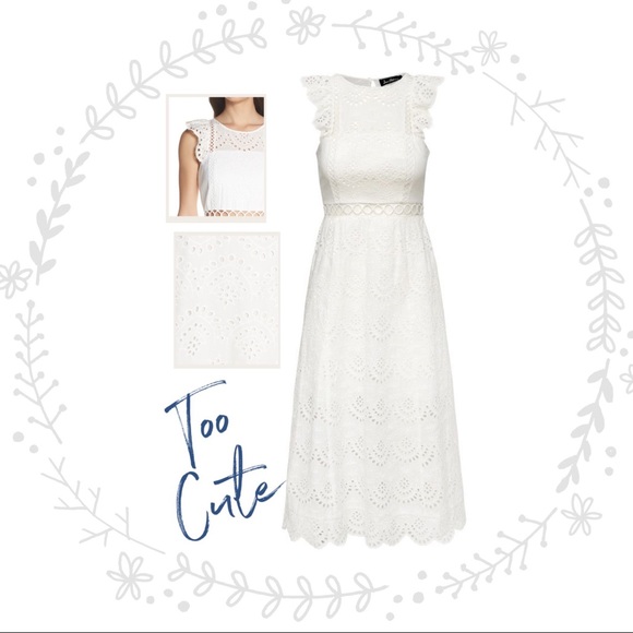 cap sleeve v neck midi dress Edward V-Neck Midi Dress A-Line Short Sleeve